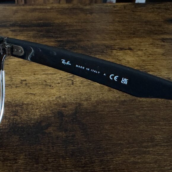 Ray-Ban RB4471 Iris Sunglasses – Black on Transparent - Picture 8 of 15